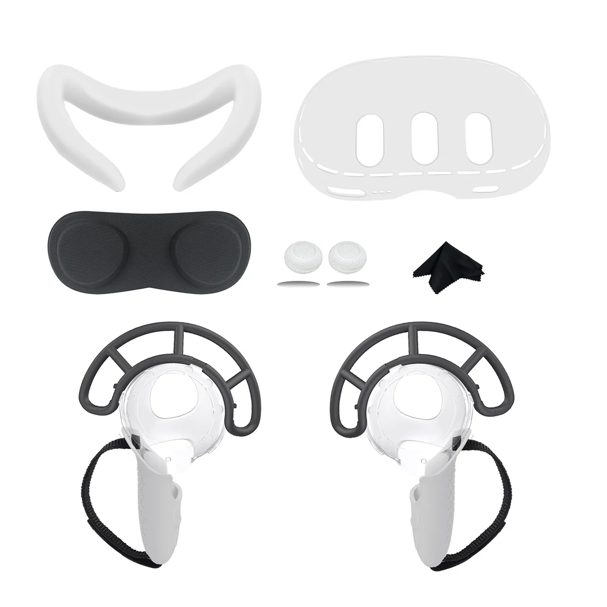 Защитный чехол для Meta Quest 3 ручки лица Светонепроницаемый носа заглушка кнопки