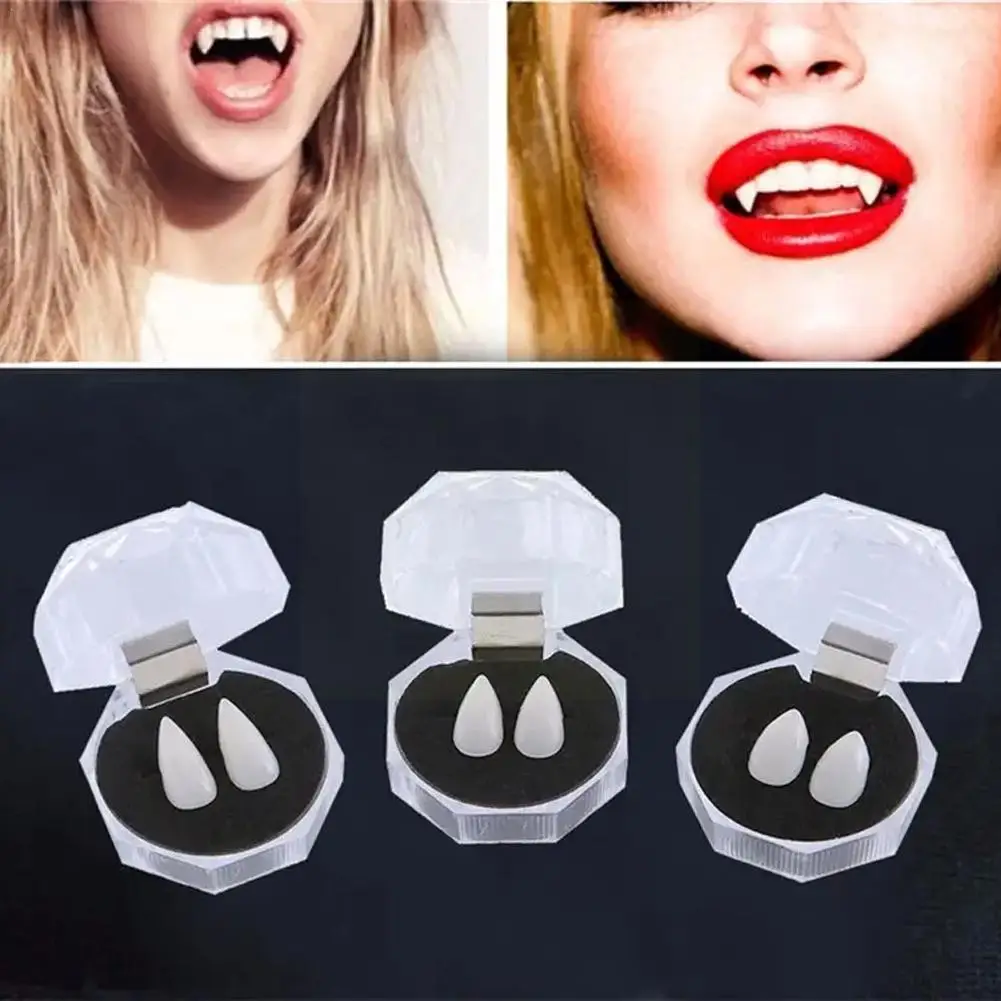

Bloodcurdling Werewolves Fangs Fake Dentures Teeth For Halloween Costume Party Props Halloween Dentures Cosplay Favors N4R1