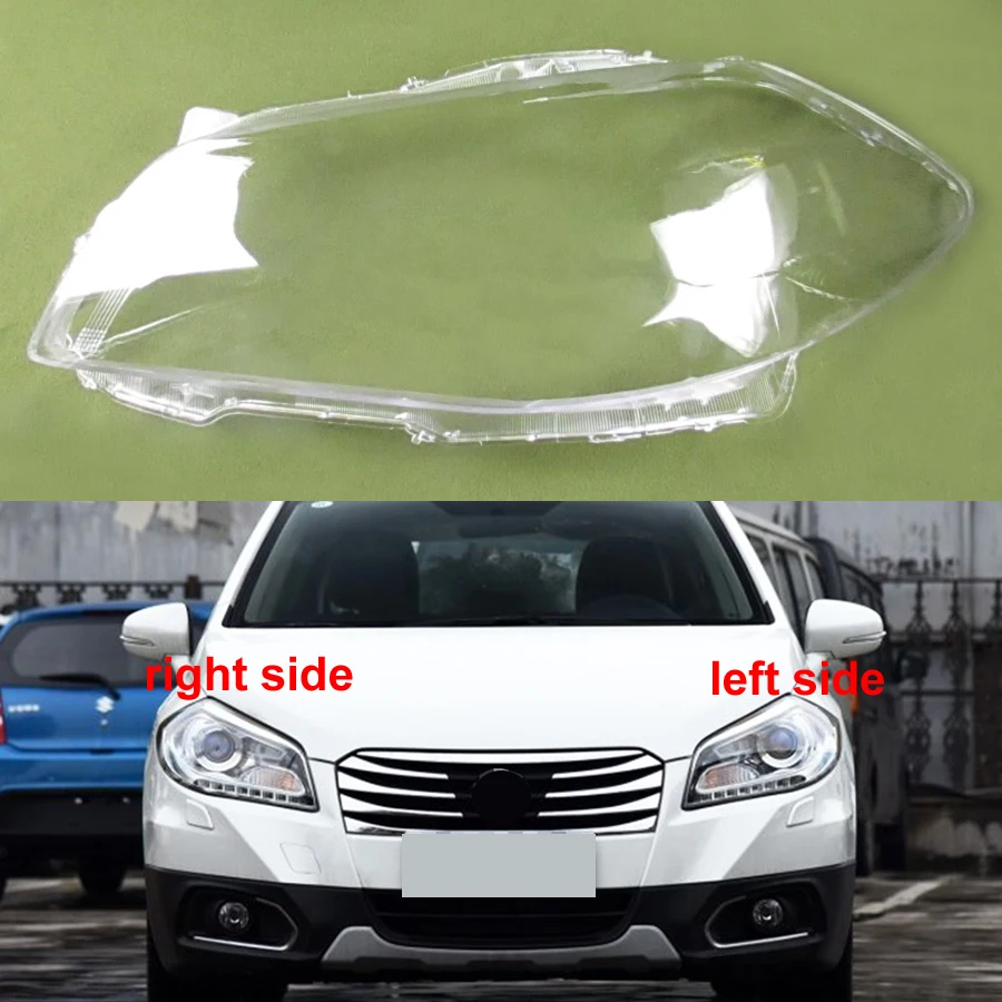 

For Suzuki S-Cross 2015 2016 2017 Headlamp Housing Transparent Mask Cover Headlight Shell Plexiglass Replace Original Lens