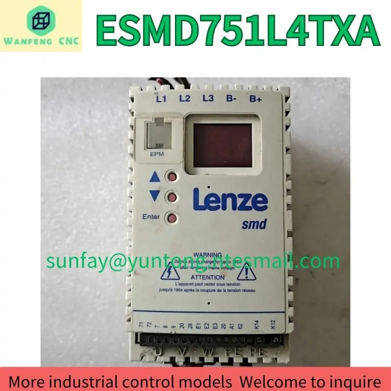 

second-hand ESMD751L4TXA 0.75kw test OK Fast Shipping