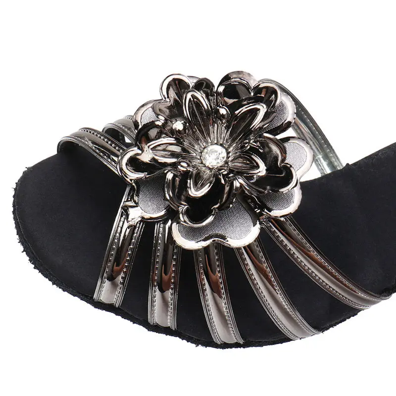 Women Latin Salsa Dance Shoes Girls Ballroom Dance Shoes High Quality PU Heel 5cm 7cm Soft Dancing Shoes Ladies Performance Shoe