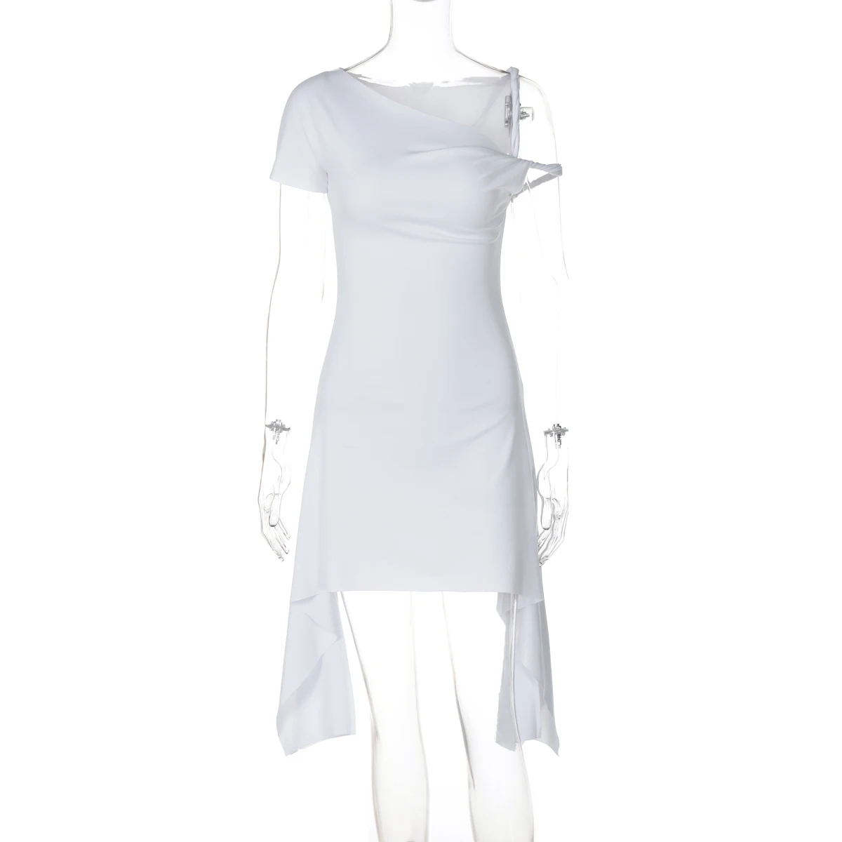 Мини-платье MHCMBSBS черное из хлопка