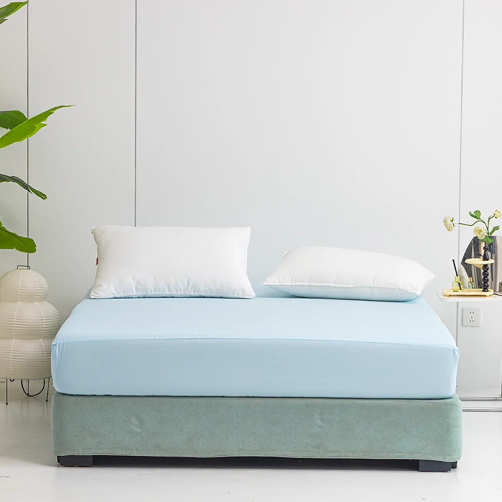 Linen Adults Bed Sheet Bedsheet 90x200 Soft (No Pillowcase) Cover Home Sheets Style Fitted PD-640-651