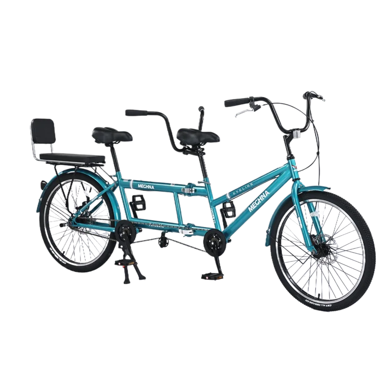 Фото 2-местный складной тандемный велосипед для 2 человек, складной тандемный велосипед для отдыха для взрослых №1