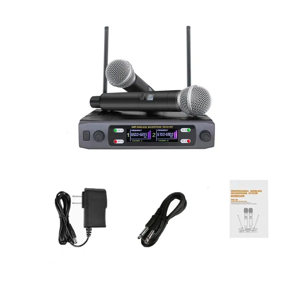 

Stable Transmission 1 Set Excellent Good Sound Quality Karaoke Microphone Professional Wedding Band Accessories
