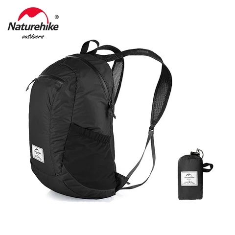 Naturehike-Ultralight Hiking Backpack для мужчин и женщин, водонепроницаемые дорожные сумки, портативный на открытом воздухе, для кемпинга, маленький, 18 л