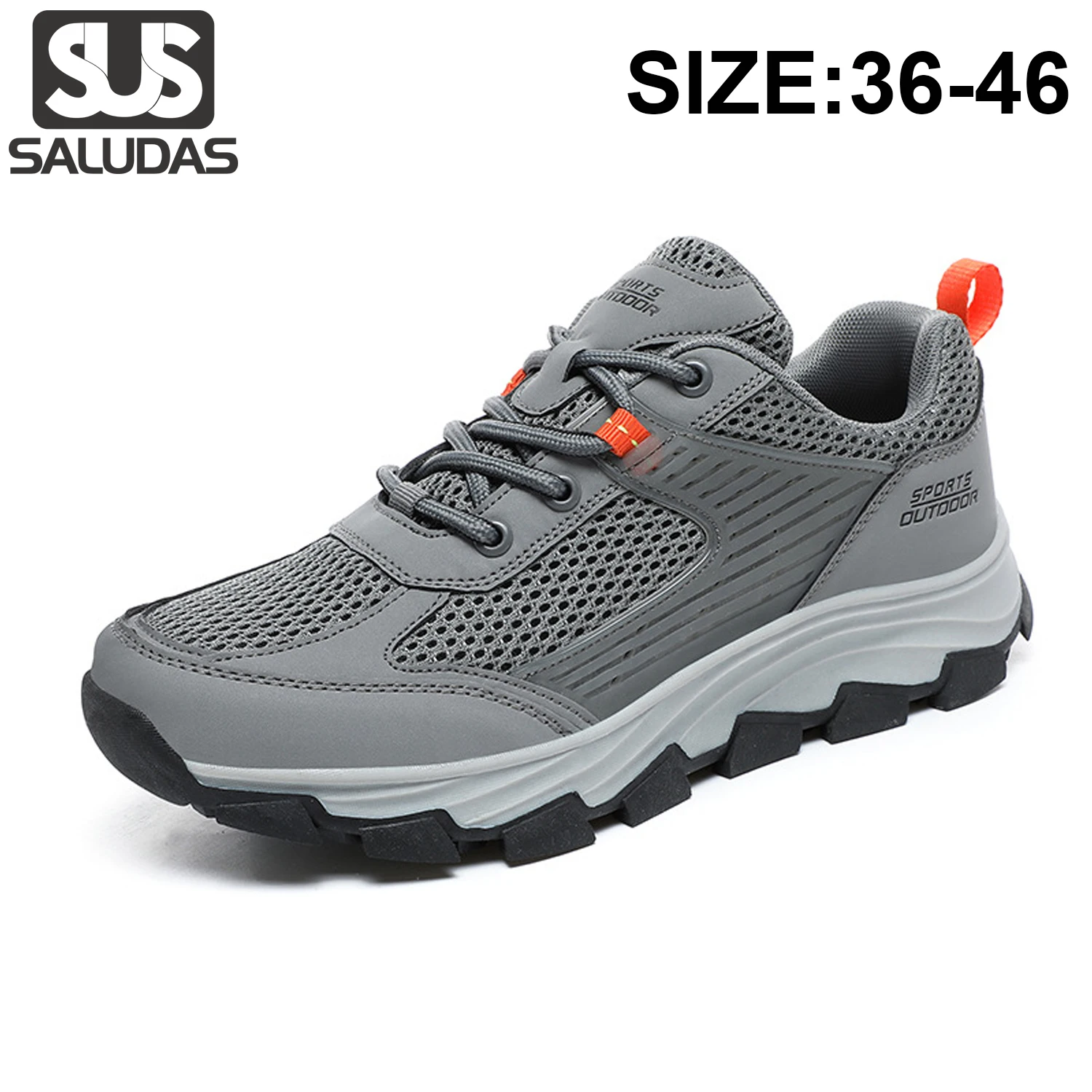 SALUDAS Hiking Shoes Men Summer Outdoor Trekking Shoes Breathable Non-slip Travel Camping Mountaineering Women Hiking Sneakers