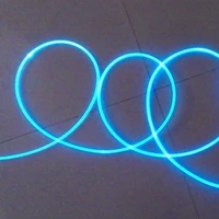 long 1m pmma side glow optic fiber cable 1 5mm2mm3mm diameter for car led lights bright e2s