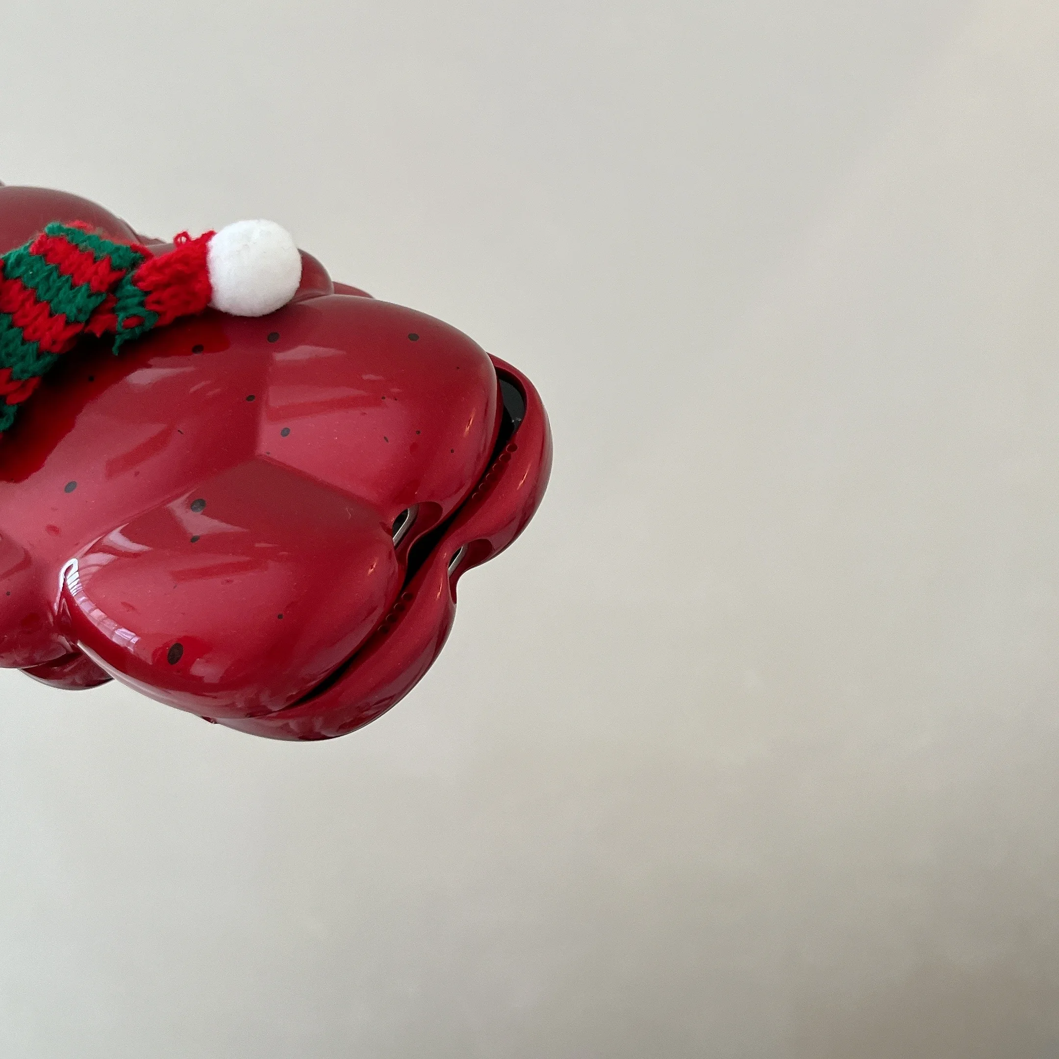 С Рождеством 3D милый зимний шарф в форме медведя чехол для телефона iPhone 12 13 14 15 16 Pro