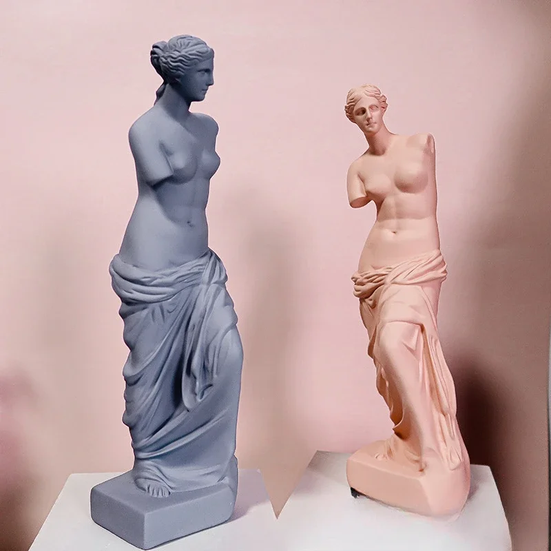 

Скандинавская скульптура из эпоксидной смолы Venus с разбитым рычагом, мебель для гостиной, ТВ, кабинета, винного шкафа, украшения, статуя из гипса