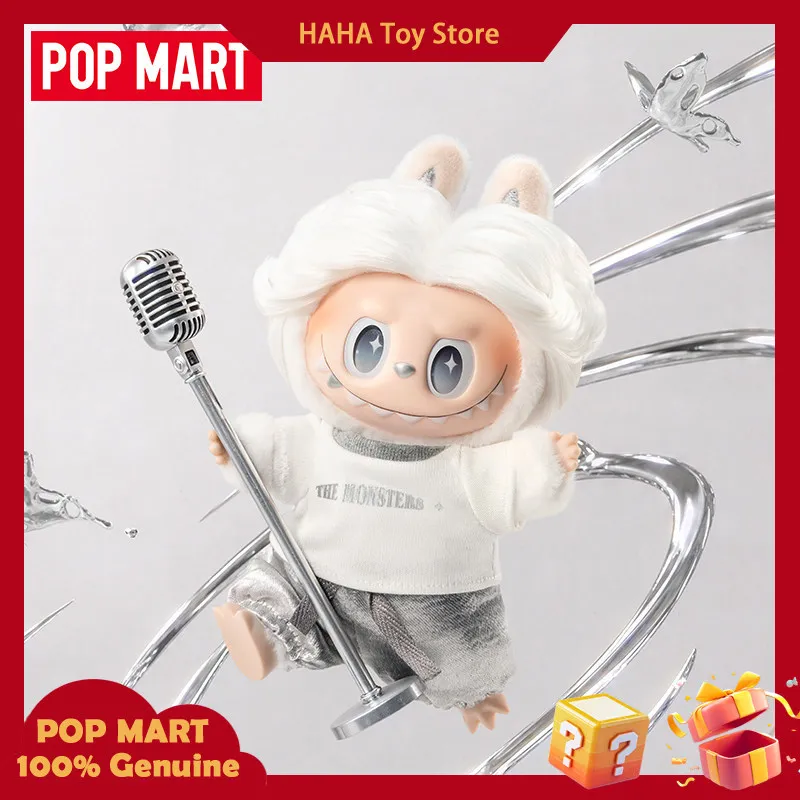 Фото Pop Mart The Monsters Labubu Retro Barber Shop: Виниловая плюшевая подвеска-фигурка в стиле ретро-парикмахерской, коллекционная фигурка, декоративное украшение (слепая коробка) №5