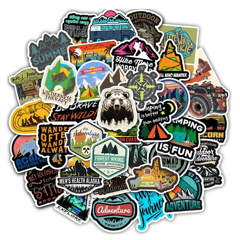 водонепроницаемые Мультяшные наклейки для ноутбука