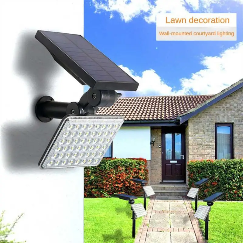 

Foot Capacity Battery Solar Light Outdoor Lighting Landscape Lamp Waterproof Wall Hanging Solar Led Lights Fast Charging Led
