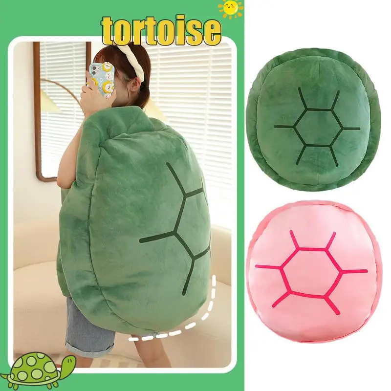 

Turtle Shell Wearable Pillow Giant Plush Tortoise Shell Pillow For Adults Soft Cozy Wearable Sleeping Pillow Unique Fun Gifts