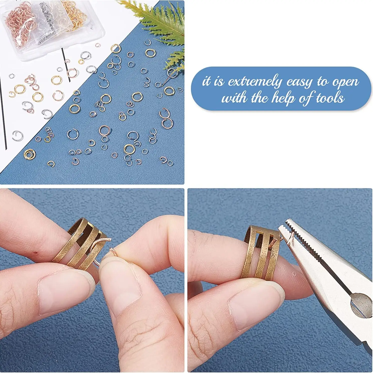 100-200pcs/lot Stainless Steel Open Jump Rings Split Rings Connectors For DIY Jewelry Making Findings Accessories 3mm 5mm images - 6