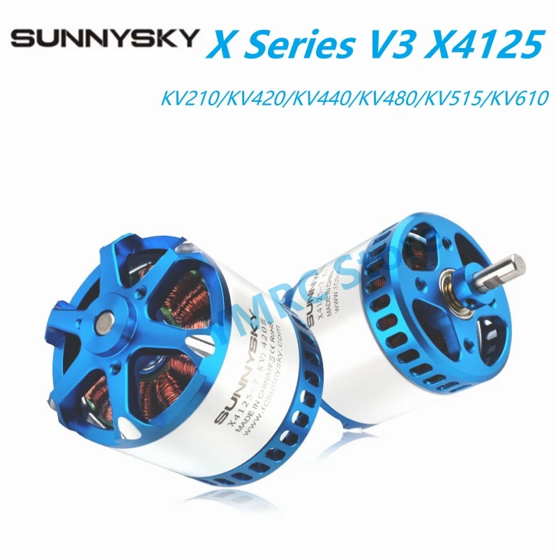SunnySky X Series V3 X4125 KV210/KV420/KV440/KV480/KV515/KV610 бесщеточные двигатели для 70E 3D 3A гоночного дрона с неподвижным крылом
