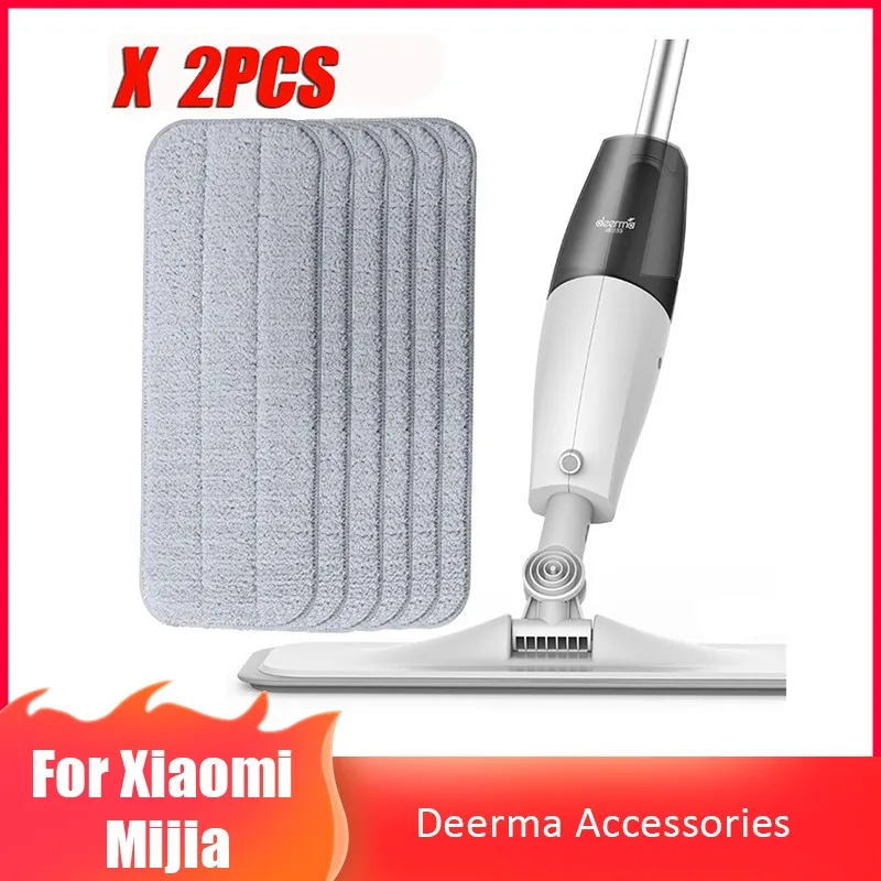 

Xiaomi Mijia Deerma Replace Mop For Mi Mijia Water Spray Mop 360 Rotating Cleaning Cloth Head Wooden Carbon Fiber Cloth C2