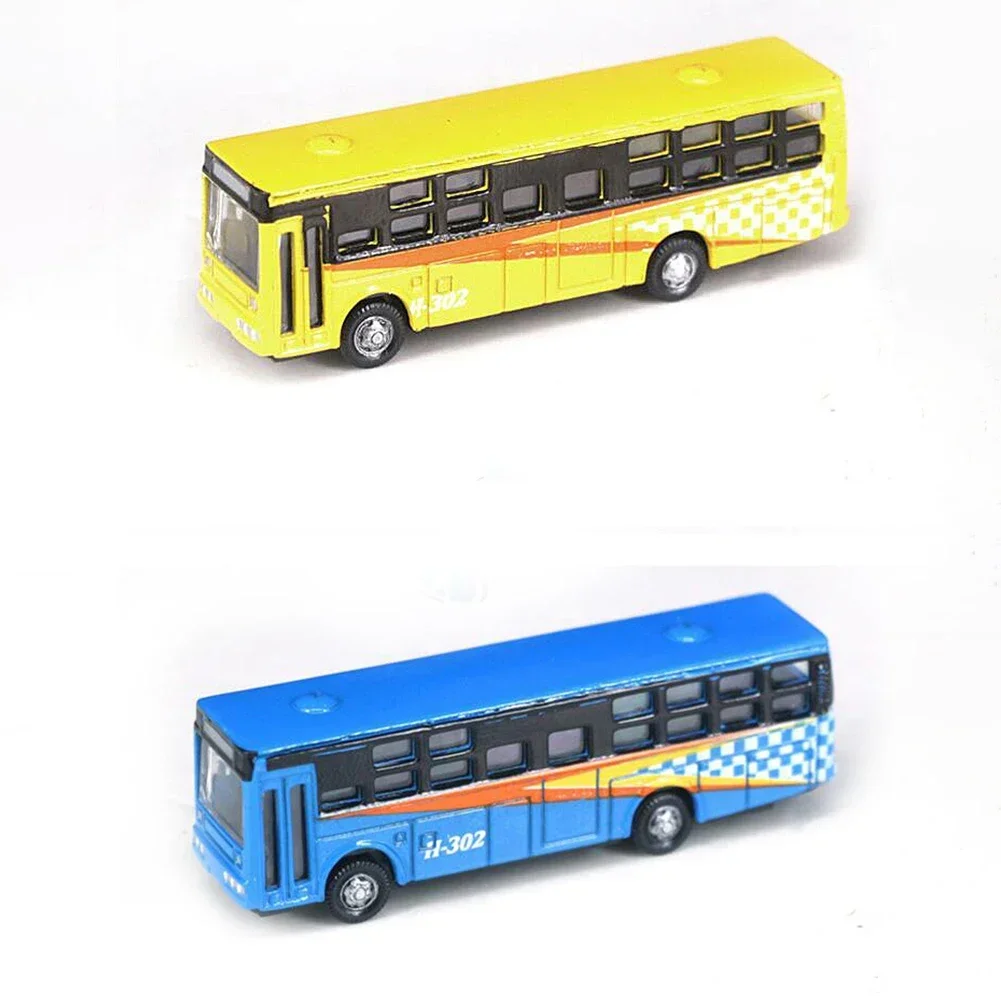 Diecast Mini Bus Train Landscape Layout N Scale Model samochodu do modelu kolei Lekki materiał ABS Różne kolory