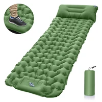 outdoor camping sleeping pad inflatable air mattress portable ultra light picnic mat damp proof waterproof sleeping pads