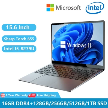 2023 Metal Notebooks Windows 11 Gaming Laptops Business Office ultrabook 15.6" 8th Intel Core I5-8279U 32GB RAM 1TB SSD WIN10 1