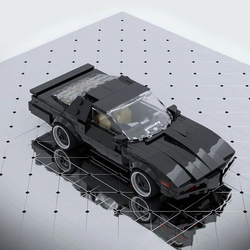 Фото 366 деталей MOC Pontiac Firebird Trans Am KITT: Городская модель-конструктор, креативный набор для сборки, подарок на Рождество и День рождения для детей №4