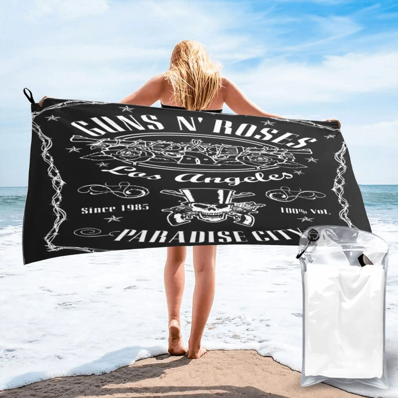 

Official Guns N Roses Paradise City Beach Towel Beach Towel Hand Towel Microfiber Towel Microfiber Towel Beach Towel Spa Sauna