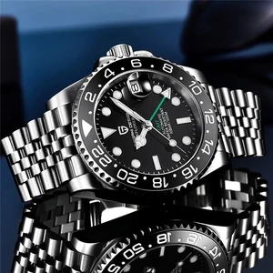 PAGANI DESIGN GMT Men Ceramic Bezel Mechanical Watches 100M Waterproof Luminous Business Watch All S in Pakistan