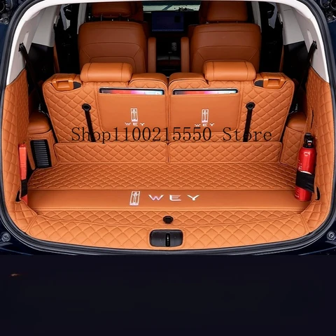 Коврик в багажник автомобиля для GWM WEY 07, 2023-2025, аксессуары для интерьера, аксессуары для хэтчбека, напольный поднос, водонепроницаемый вкладыш для груза