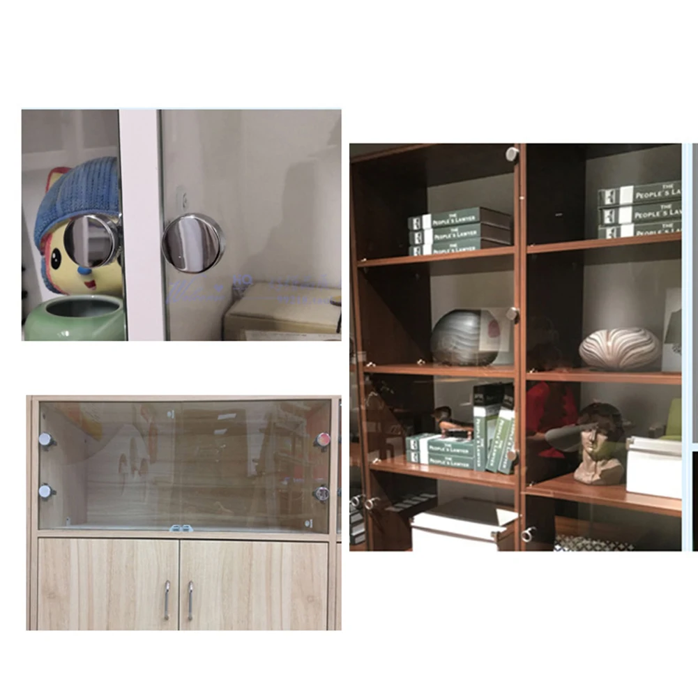 

Mini Round Head Glass Hinge Damping Hydraulic Buffer Glass Furniture Hinge Wine Cabinets Countertops Hardware Cabinet Hinge