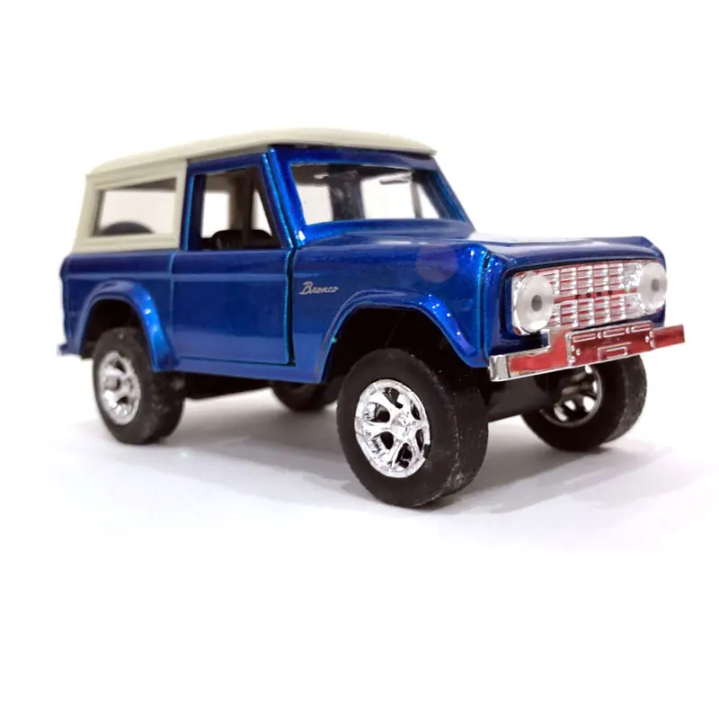 

JADA 1/32 Scale Diecast Car Toys 1973 FORD BRONCO SUV Die-Cast Metal Vehicle Model Toy For Boys Kids Gift Collection Decoration