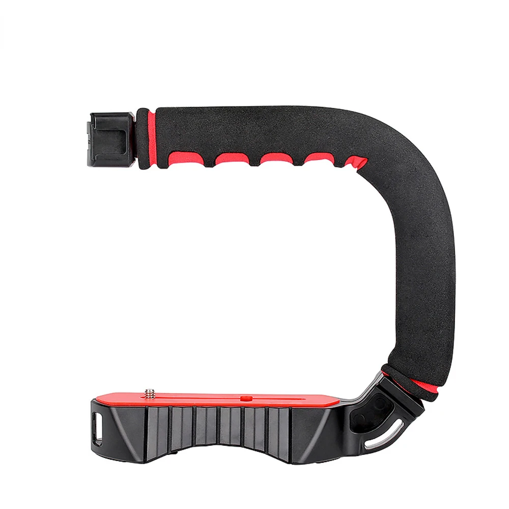 

U Shape Bracket Video Handle Handheld Stabilizer Grip Holder for DSLR SLR Camera DV Camcorder