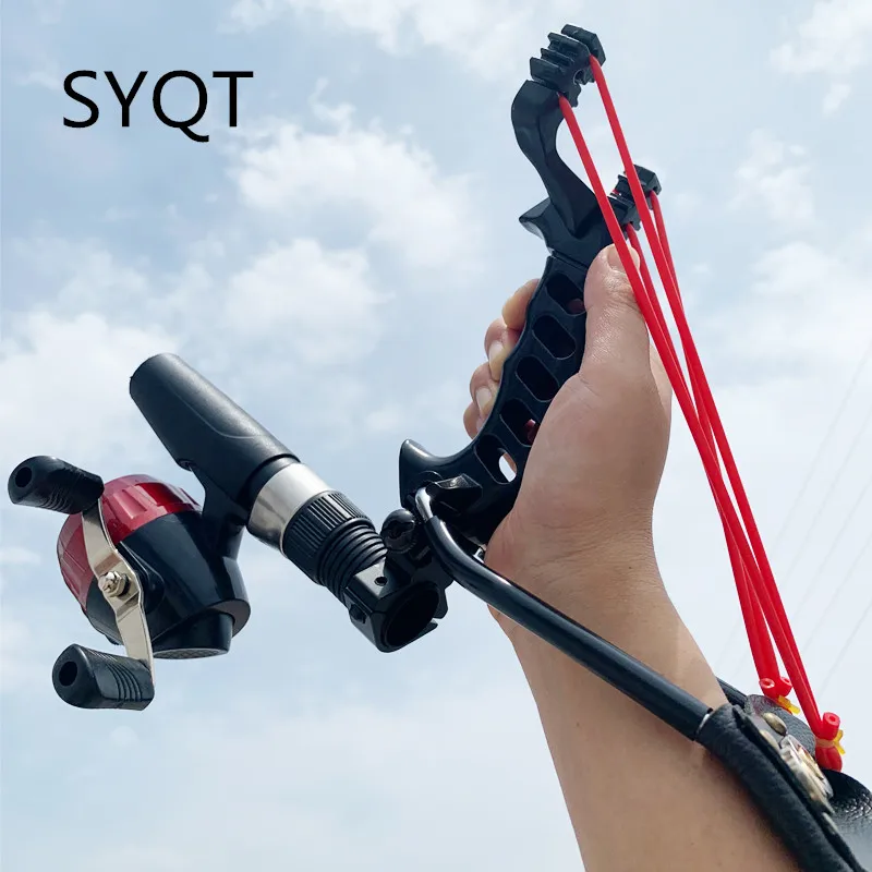 

2022 New Metal High Quality Fishing Slingshot Wristband Handguard Darts Outdoor Carrying Game Rugged Equipment Combination Set