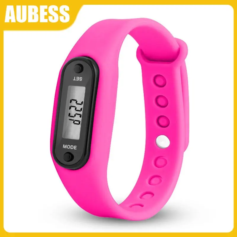 

Wrap Cuff Smart Watch Lcd Walkin Run Step Watch Counter Digital Smart Watch Silica Gel Bracelets Fitness Pedometer