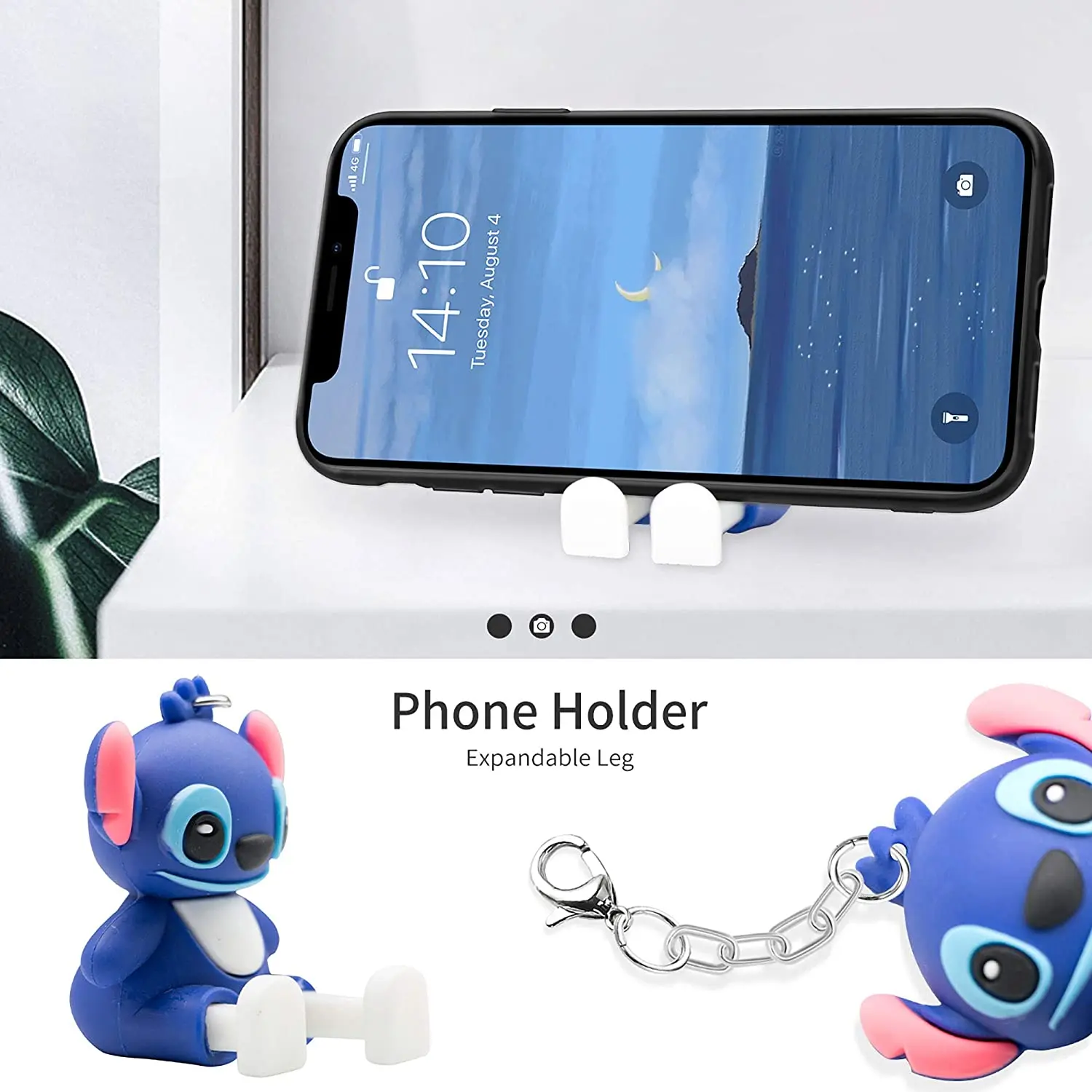 For Xiaomi Redmi 8 8A 9 9A 9T 9C 10 10A 10C A1 Note 7 8 9 9s 10 11 Pro POCO M3 X3 M4 Stitch Phone Case With Holder Strap Rope images - 6