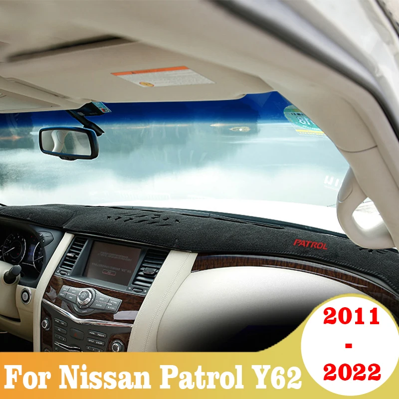

Накладки на приборную панель автомобиля для Nissan патруль Y62 2014 2015 2016 2017 2018