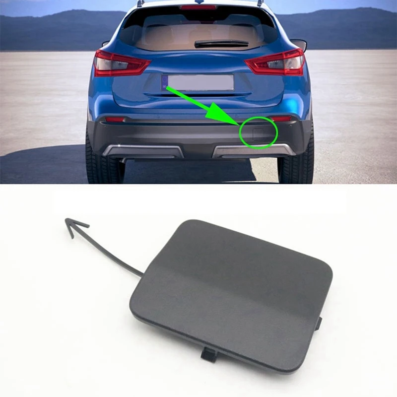 Rear Bumper Tow Hook Eye Cover Trim Trailer Cap For Nissan Qashqai 2018 2019 85071-DF60A-B151