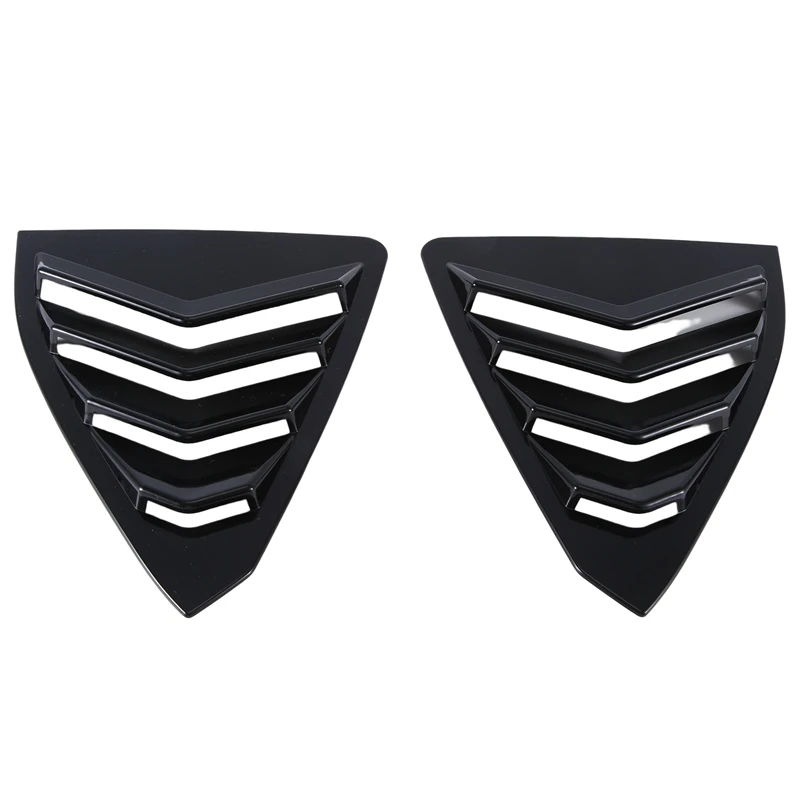 

1Pair Car Rear Side Window Louver Scoop Shutter Cover Trim For Toyota Lexus ES 350 300H Air Vent Shade Spoiler Deflector