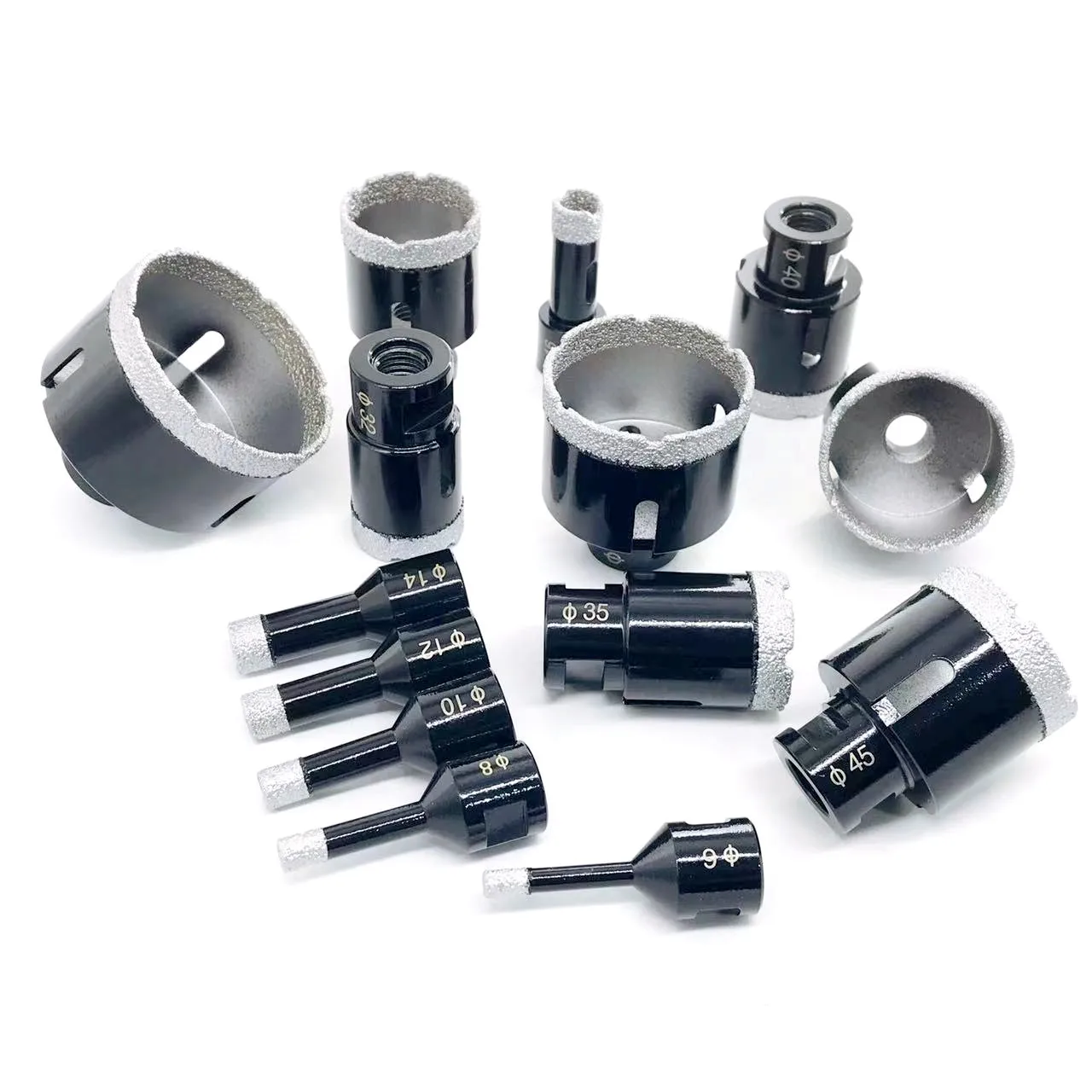 1 Шт. 6-100 Мм Вакуумная Пайка Открывалка Для Отверстий M14 Резьба Алмазное