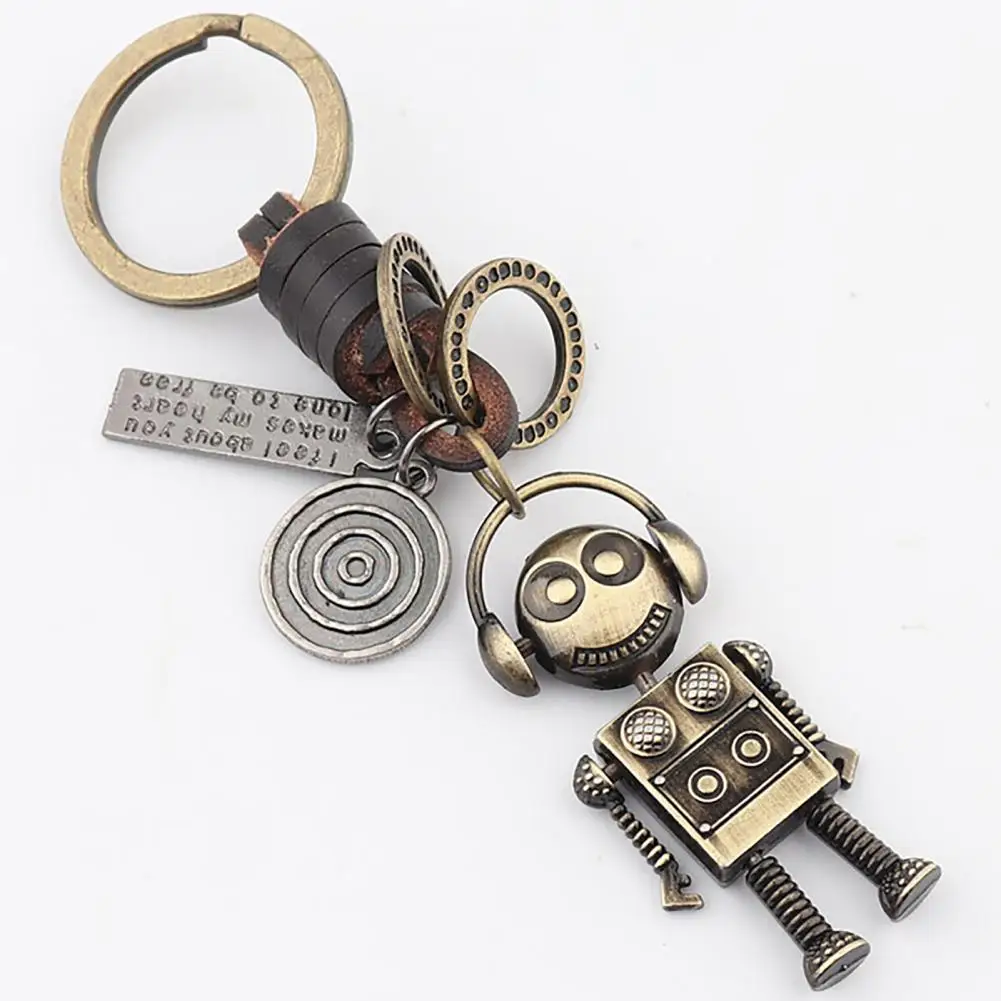 

Pendant Keyring Exquisite Workmanship Robot Astronaut Vintage Style Personalized Retro Decor Key Pendant Key Decor