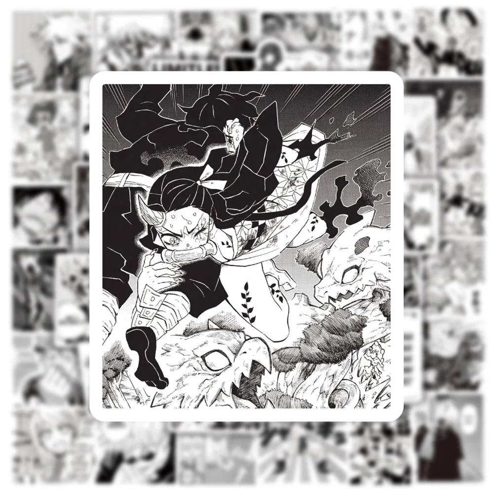 103050pcs mix demon slayer tokyo avengers anime stickers for phone guitar car moto helmet laptop sticker waterproof decal toys free global shipping