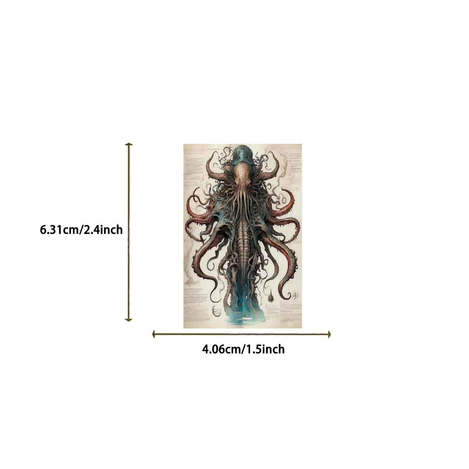 50 шт. Cthulhu Mythos Monsters забавные граффити наклейки виниловые водонепроницаемые пакет