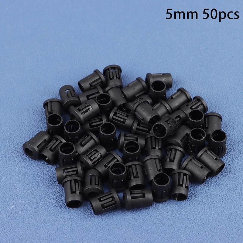 

Держатели светодиодов 5 мм, черные, пластик, 50 шт.