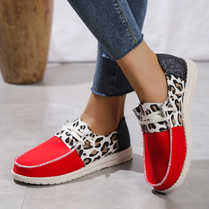 

Женские кроссовки большого размера, повседневная Летняя обувь с круглым носком, блестящее платье из ткани