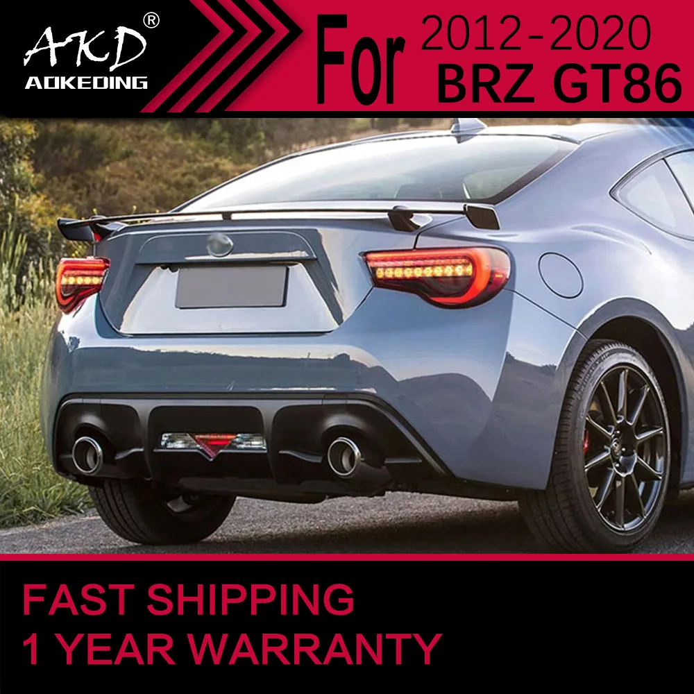 

Автомобильные фары для Subaru Brz, светодиодный задний фонарь 2012-2020 Ft86 Gt86, задний стоп-сигнал, тормозной сигнал, Drl, задние автомобильные аксессуары