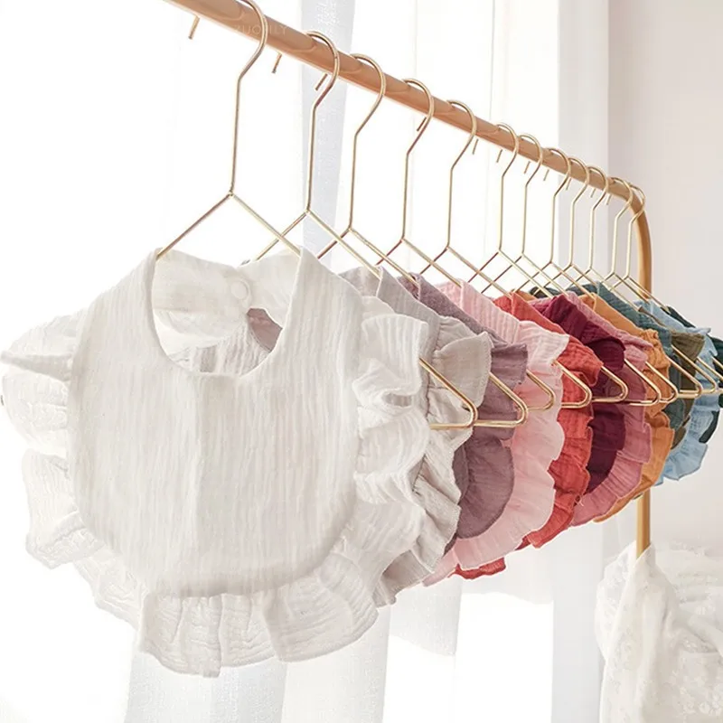 

Baby Feeding Drool Bibs Infants Saliva Towel Cotton Adjustable Bib Newborn Stuff Toddler Burp Cloths Kids Feeding Saliva Towel