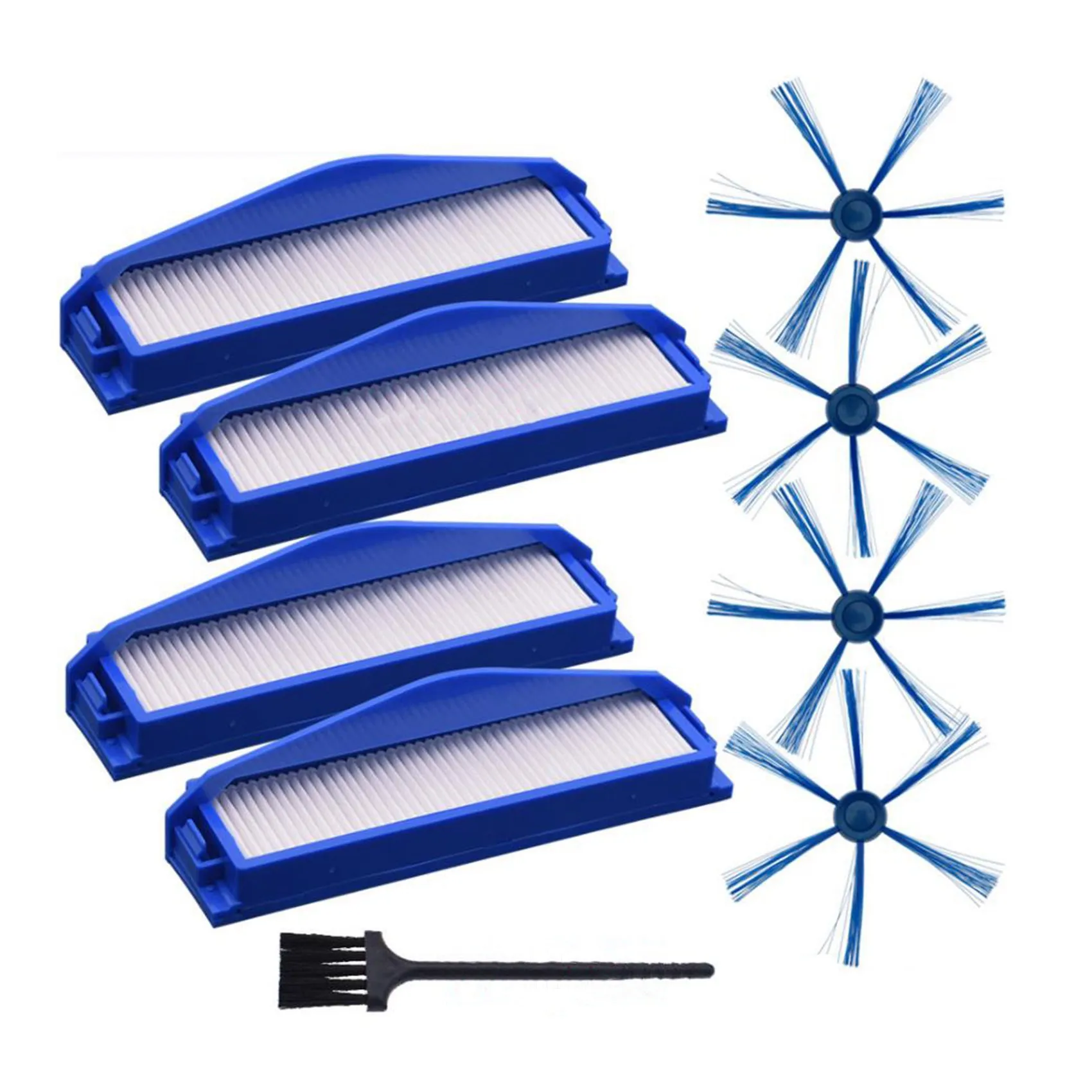 

HEPA Filter 6-Armed Side Brush for Philips FC8794 FC8796 FC8007 FC8792 Robot Vacuum Cleaner Replacement Spare Parts