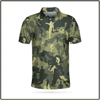 summer shirts women for men camo texture disc golf polo shirt 3d printed short sleeve t shirts 01