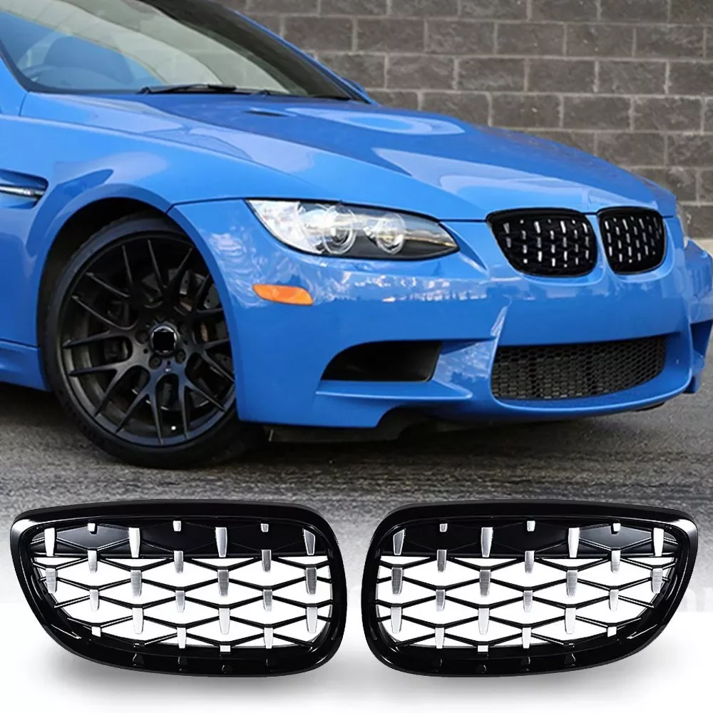 1 пара автомобильная решетка для переднего бампера Алмазный стильный