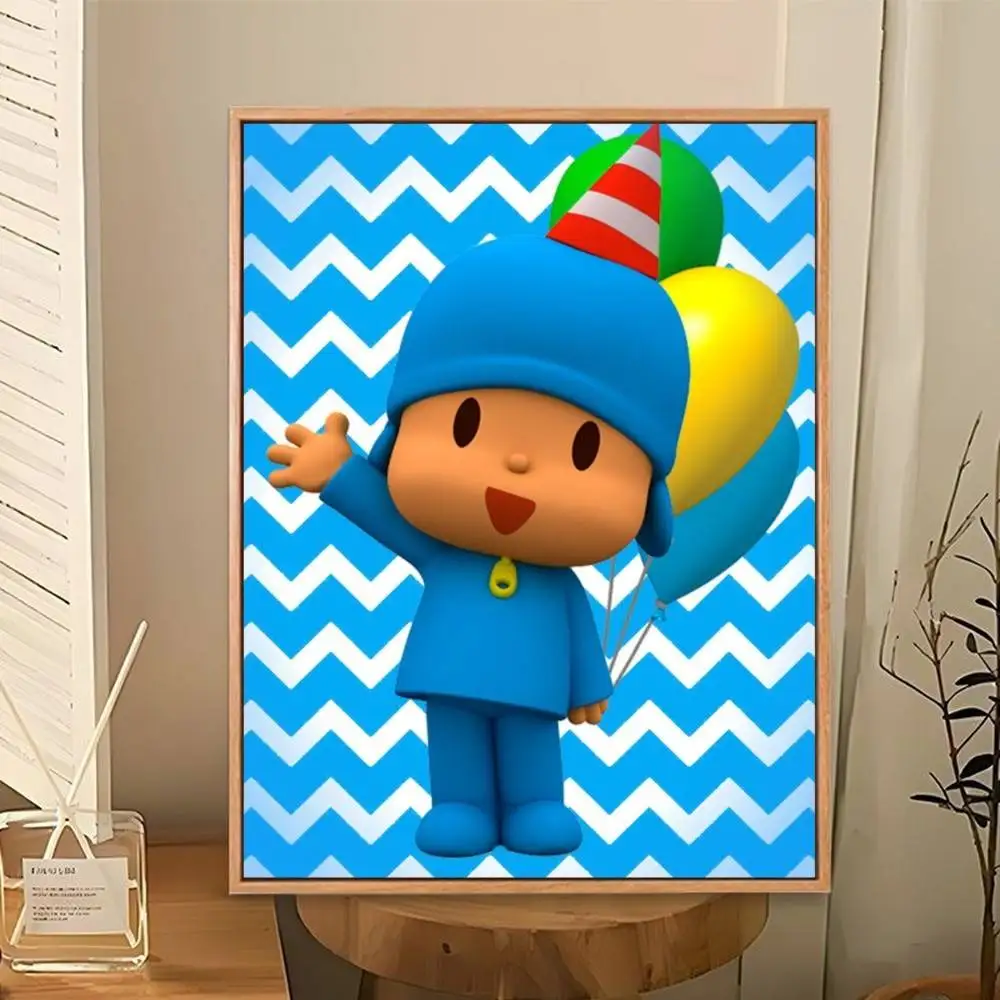Постер с мультяшным персонажем P-Pocoyo, идеальная космическая наклейка, самоклеящаяся, для офиса, домашнего кинотеатра, настенный декор, оригинальный подарок (art.: 3920da27242fe) - 3920da27242fe