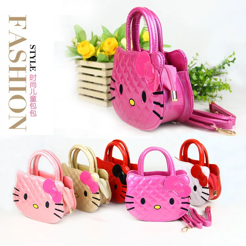 

Hello Kitty New Children's Bags Girls Handbags Fashion Messenger Coin Purses Cute Cartoon Princess Bag